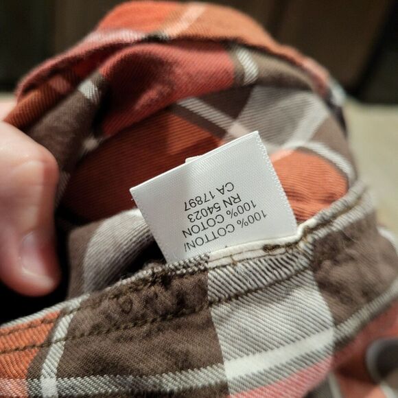 Banana Republic Flannel Classic Fit Button Up Shirt Men's Size Large - Picture 8 of 8